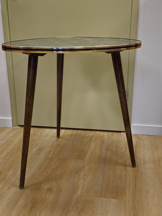 Image 1 of Vintage Table basse Table basse Table d'appoint Table en marbre