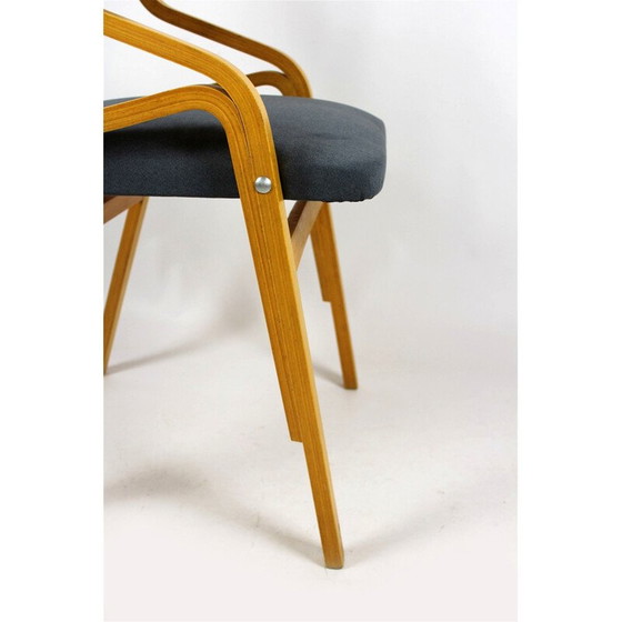 Image 1 of Ensemble de 4 chaises vintage de Drevopodnik Holesov, 1970
