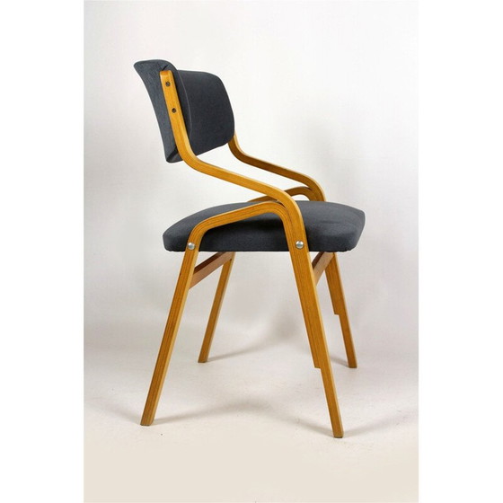 Image 1 of Ensemble de 4 chaises vintage de Drevopodnik Holesov, 1970