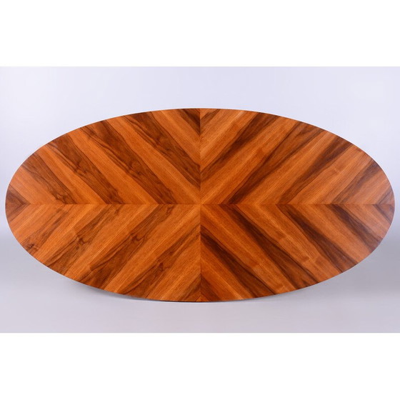 Image 1 of Table ovale vintage par Kovona, Tchécoslovaquie années 1960