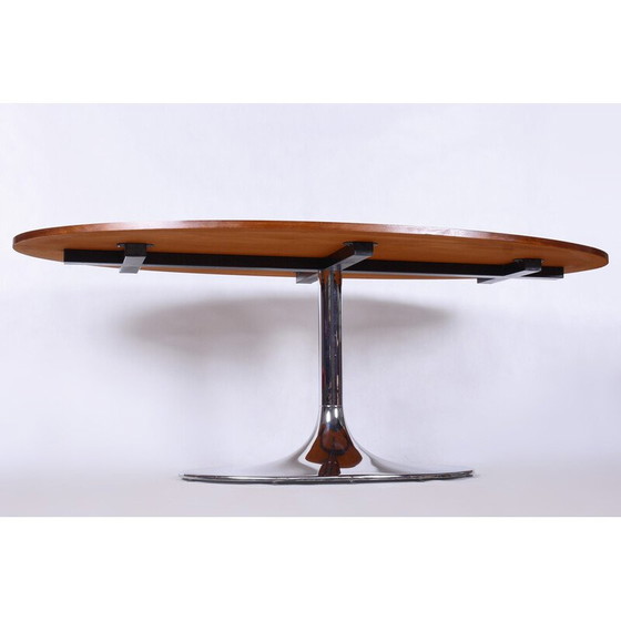 Image 1 of Table ovale vintage par Kovona, Tchécoslovaquie années 1960