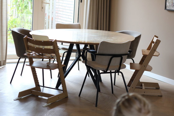 Image 1 of Studio Henk Table ronde avec papillon Quadpod