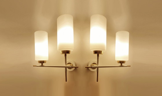 Image 1 of 2X Lampes murales vintage Architectonic