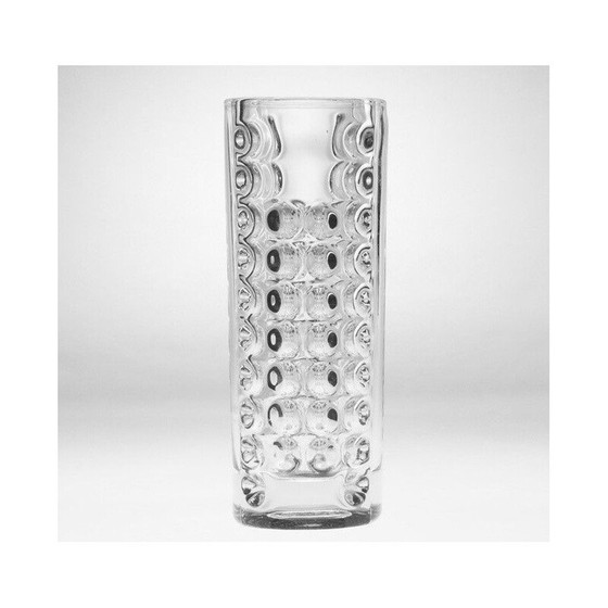 Image 1 of Vase vintage en verre par Rudolf Jurnikl pour Sklo Union, Tchécoslovaquie 1960