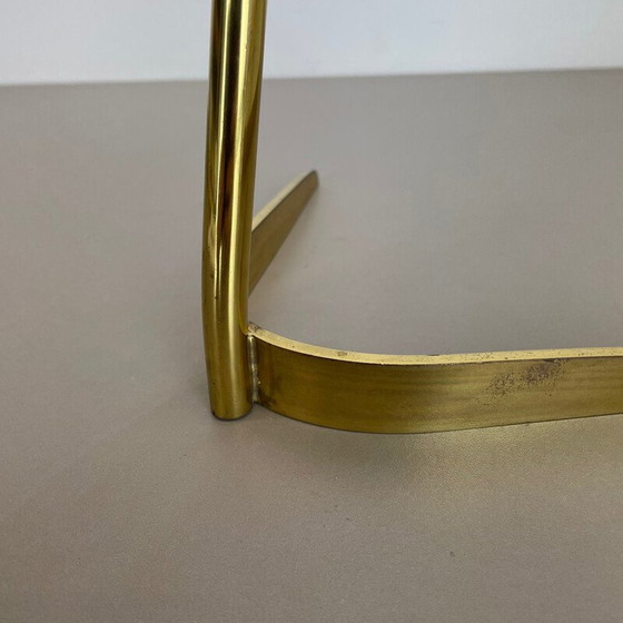 Image 1 of Miroir de table vintage en laiton par Vereinigte Werkstätten Munich, Allemagne années 1950