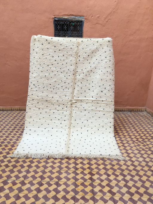 Tapis Beni Ouarain Berbère Marocain 239 X 163 Cm