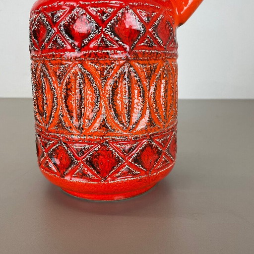 Vase vintage en céramique pour Bay Ceramics, Allemagne 1970