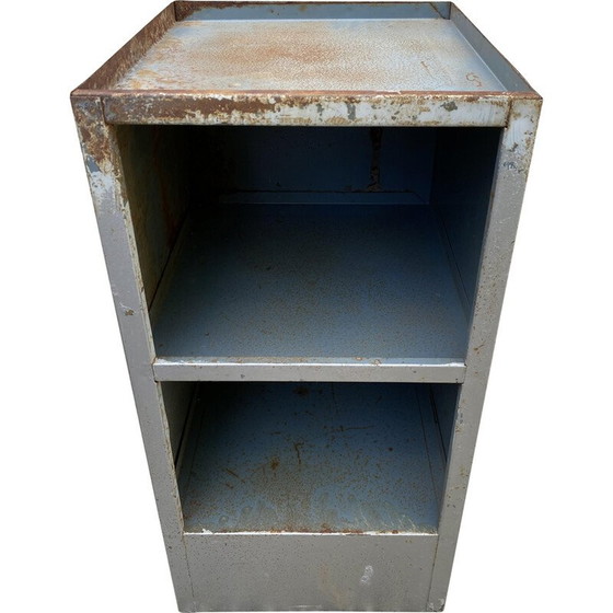Image 1 of Table de chevet vintage en métal, 1950