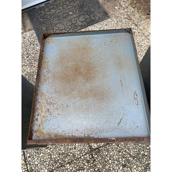 Image 1 of Table de chevet vintage en métal, 1950