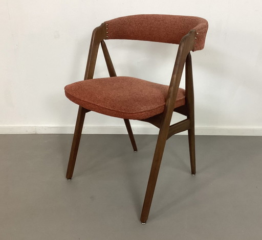 Chaise Thomas Harlev Vintage Chaise de bureau Bois de teck