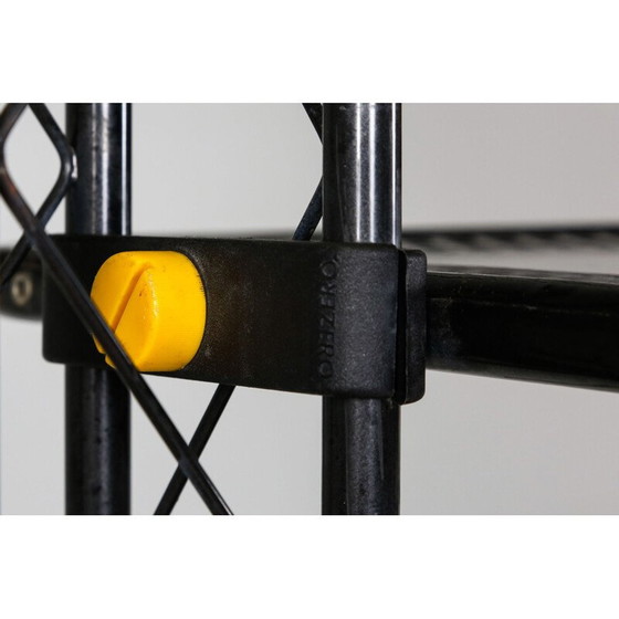 Image 1 of Système d'étagères vintage industriel post-moderne par Orezero, Italie 1980