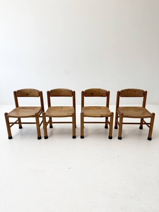 Set De 4 Chaises Danoises Mid Century Par Rainer Daumiller Pour Hirtshals Sawmill, Années 1980