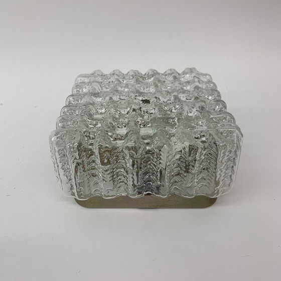 Image 1 of Plafonnier en verre du milieu du siècle, années 1970