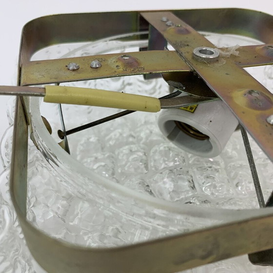 Image 1 of Plafonnier en verre du milieu du siècle, années 1970