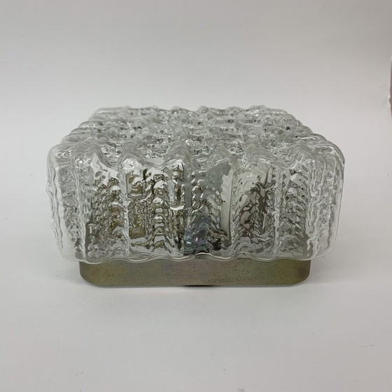 Image 1 of Plafonnier en verre du milieu du siècle, années 1970