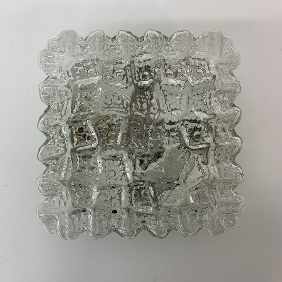 Image 1 of Plafonnier en verre du milieu du siècle, années 1970