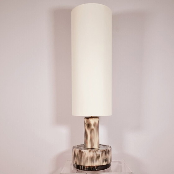 Image 1 of Lampadaire vintage en céramique émaillée pour Dijkstra Lampen, Pays-Bas 1960-1970