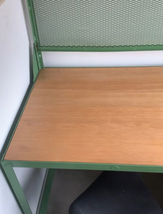 Image 1 of Table de travail / bureau industriel vintage - Authentique