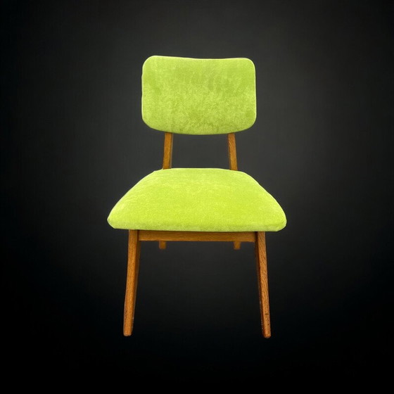 Image 1 of Chaises vintage en bois de chêne par René Jean Caillette, 1950