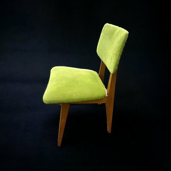 Image 1 of Chaises vintage en bois de chêne par René Jean Caillette, 1950