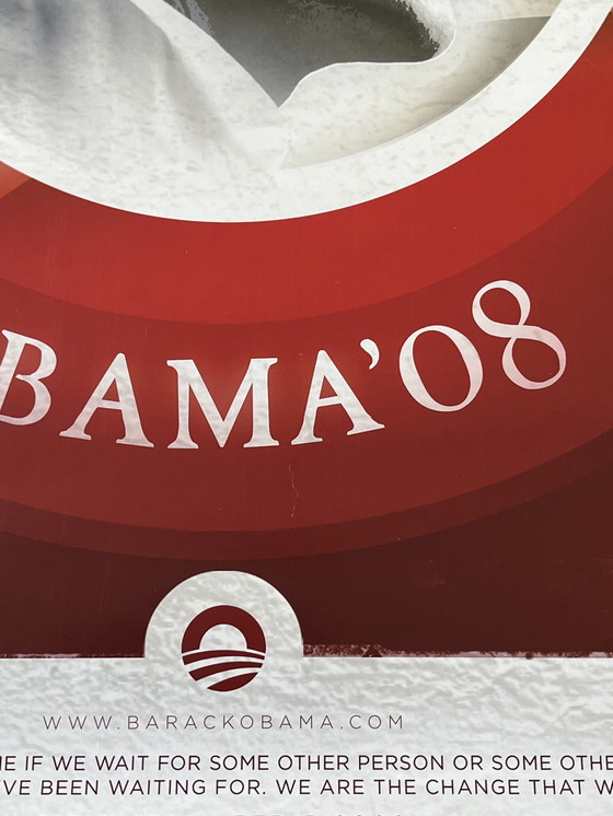 Image 1 of Votez pour le changement - Obama '08 - Affiche de campagne 2008 de Barack Obama