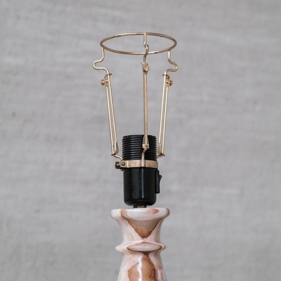 Image 1 of Lampadaire vintage en onyx, Suède 1970