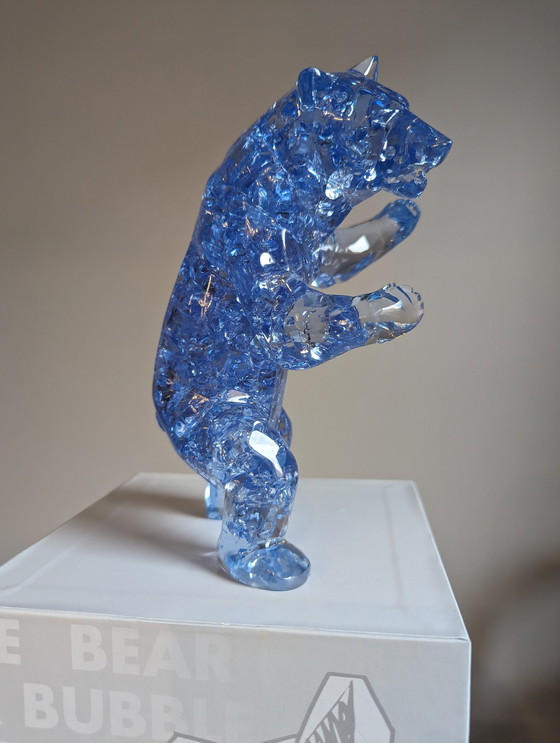 Image 1 of Richard Orlinski Bear Bubble Blue