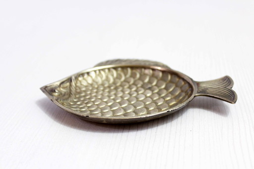 Vide Poche Vintage En Laiton Forme Poisson