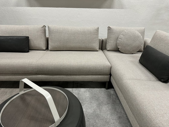 Image 1 of Design On Stock Aikon Lounge Corner Sofa Balmora Moonstone Fabric