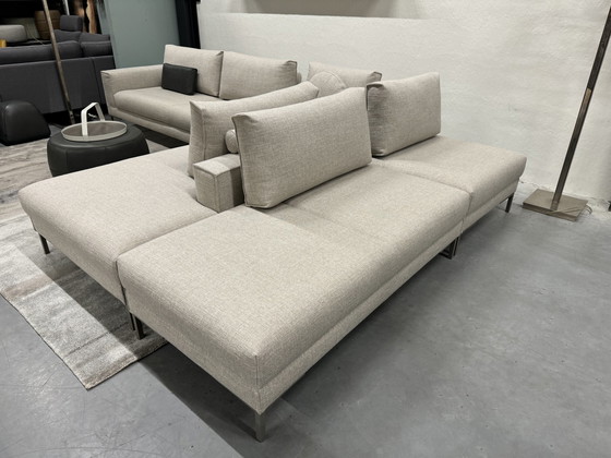 Image 1 of Design On Stock Aikon Lounge Corner Sofa Balmora Moonstone Fabric