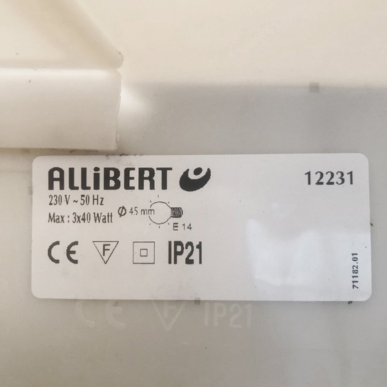 Image 1 of Miroir Space Age • Armoire De Salle De Bain Vintage • Allibert • 1970