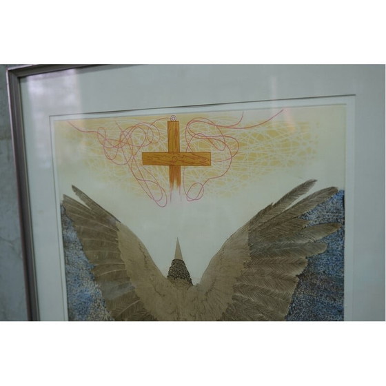 Image 1 of Lithographie vintage de Bertil Mauritzon, 1980-1982