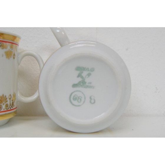 Image 1 of Ensemble de 5 tasses et soucoupes vintage de la société Epiag, Tchécoslovaquie, années 1920
