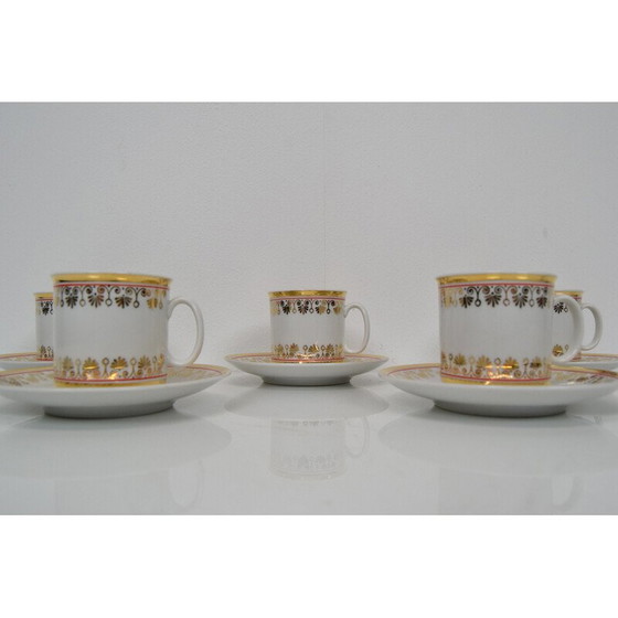 Image 1 of Ensemble de 5 tasses et soucoupes vintage de la société Epiag, Tchécoslovaquie, années 1920