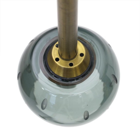 Image 1 of Lustre vintage avec trois pendentifs, 1950