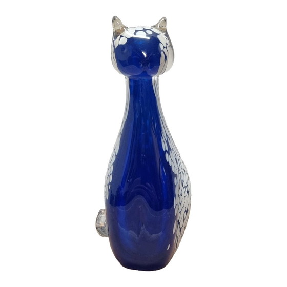 Image 1 of Chat en verre soufflé Pfeiffer Crystal