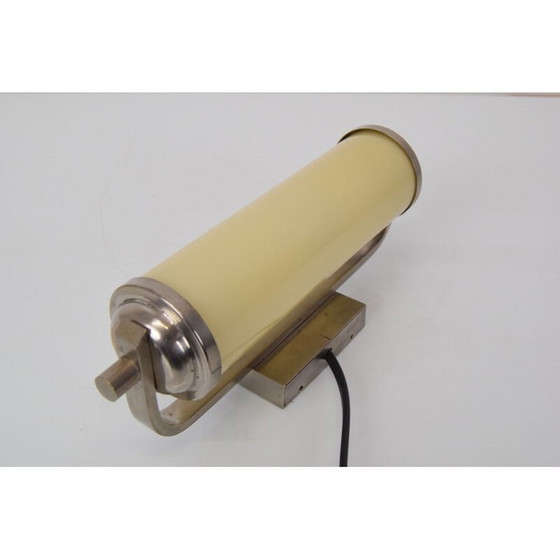 Image 1 of Lampe Vintage Art Déco en verre tubulaire, Tchécoslovaquie 1930