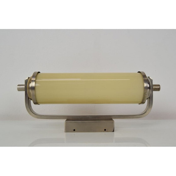 Image 1 of Lampe Vintage Art Déco en verre tubulaire, Tchécoslovaquie 1930