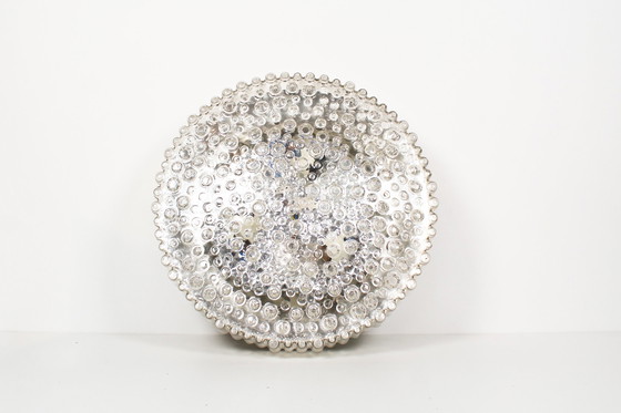 Image 1 of 1X Grand bâton vintage Lampe à bulles de verre Plafond ou mur