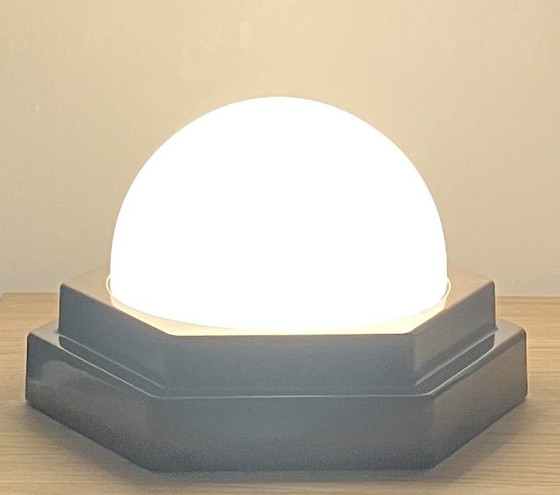 Image 1 of Ove - Lampe - Verre - Plafonnier de l'ère spatiale