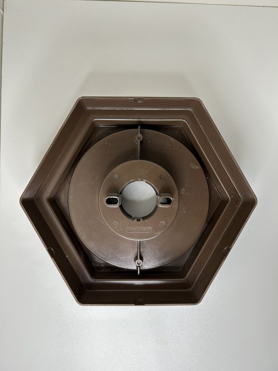 Image 1 of Ove - Lampe - Verre - Plafonnier de l'ère spatiale