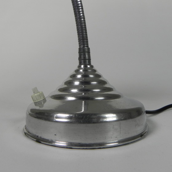 Image 1 of Lampe de bureau vintage en aluminium avec barre de flexion, années 1950