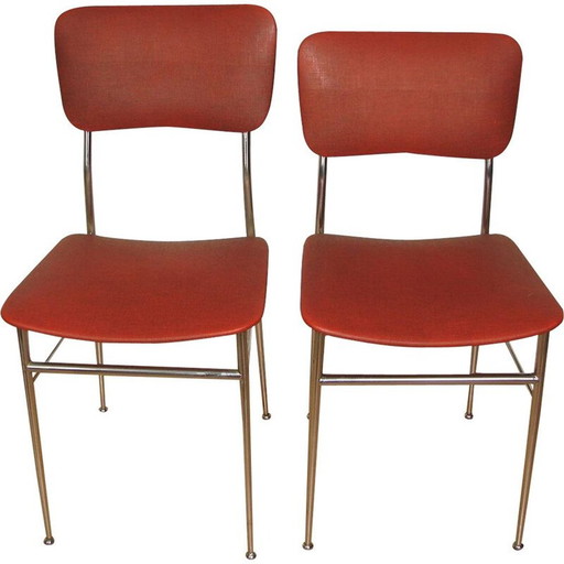 Paire de chaises vintage 1970