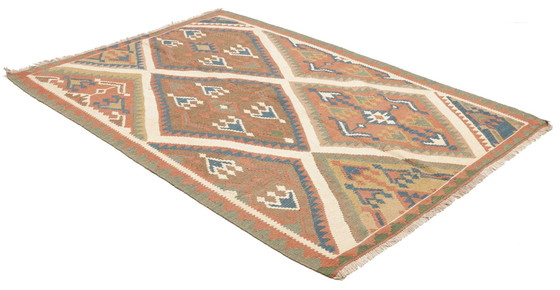 Image 1 of 1 X Fars Kelim Gaschgai 224 X 150 Cm - Orient Handgewebt