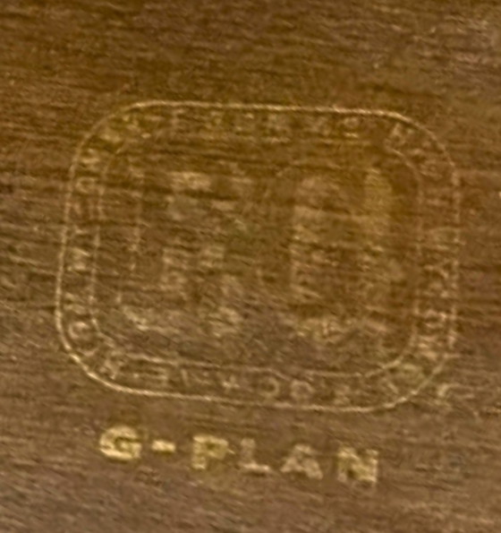 Image 1 of 1950S Table basse rectangulaire E Gomme For G Plan