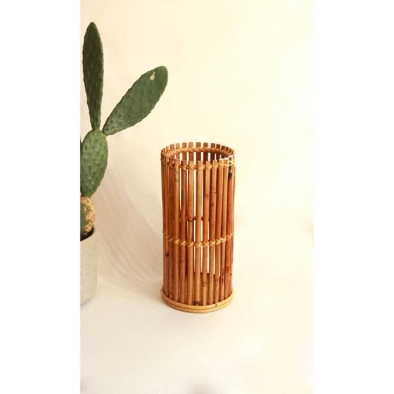 Image 1 of Porte-parapluie vintage en bambou Cestello, Italie 1960
