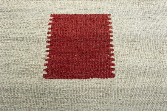 Image 1 of Designer Kilim Fars tissé à la main - 193 X 125 cm (Nouveau) - Elégance minimaliste
