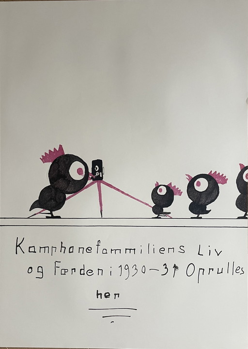 Asger Jorn (1914-1973), Spejderplakat, imprimé au Danemark