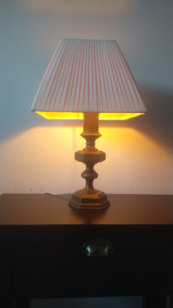 Image 1 of Lampe à poser en laiton