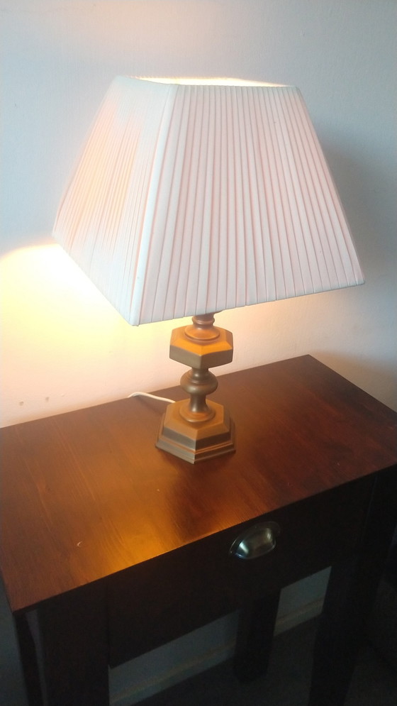 Image 1 of Lampe à poser en laiton